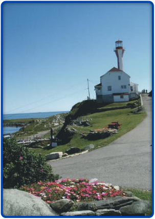 Gardens at the Cape Forchu Lightstation Gardens at the Cape Forchu Lightstation
